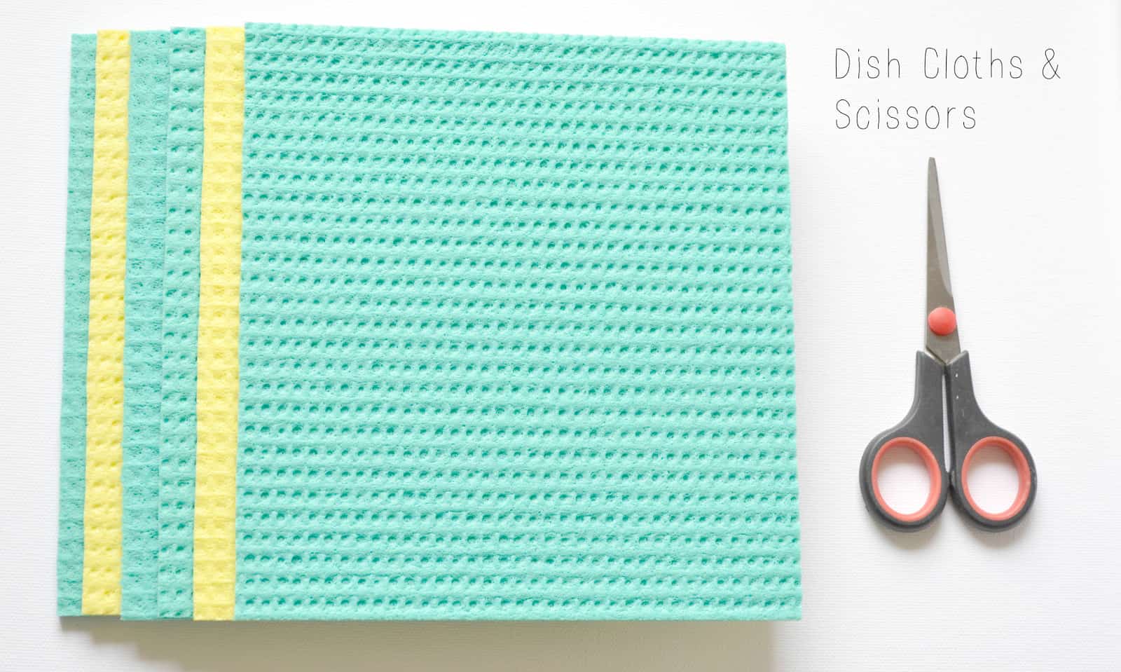 DIY jewelry box using shoebox and dish cloths