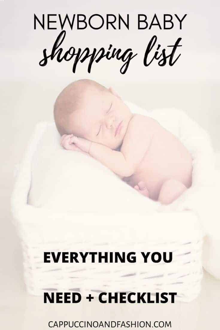 newborn baby shopping list with amazon baby registry must haves