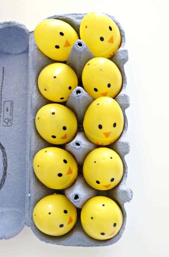 surprise plastic eggs for easter