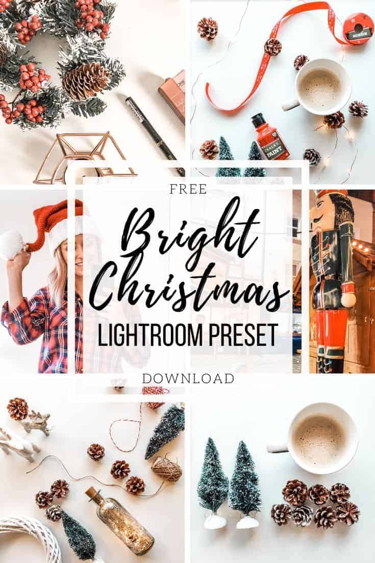 free download dng lightroom preset bright christmas