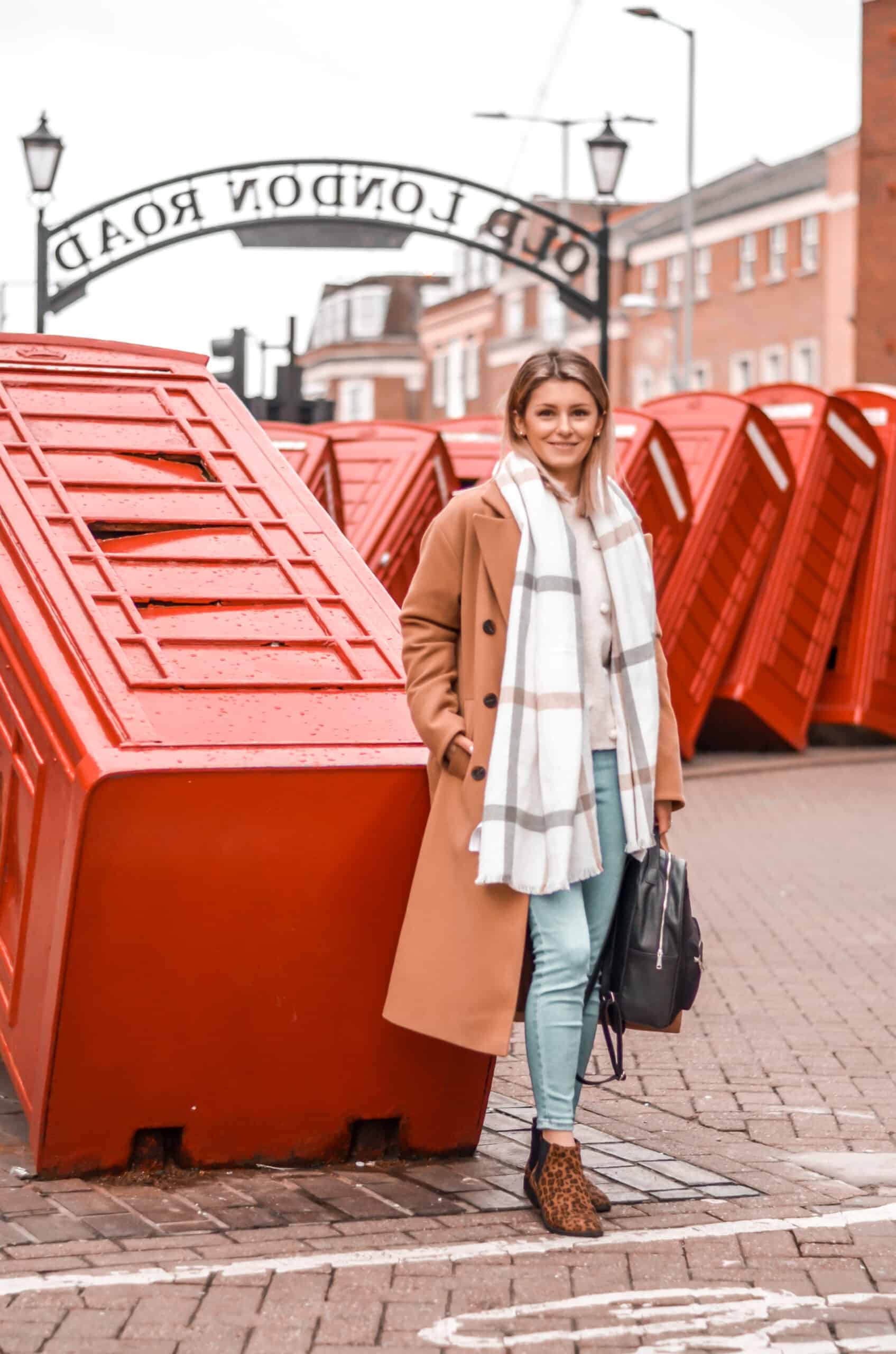 old london road street style camel coat autumn winter outfit