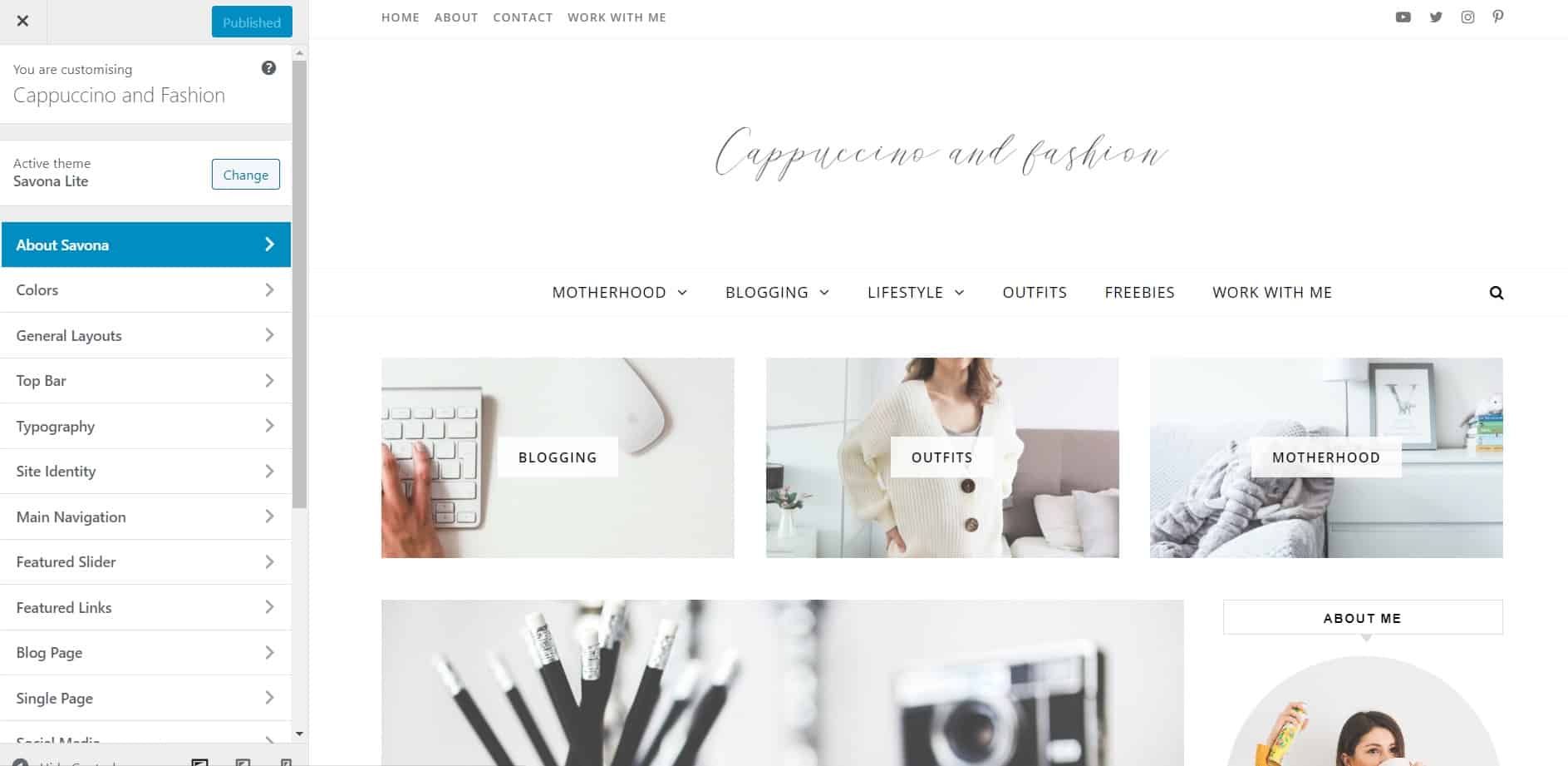 how to customize free blog theme wordpress how to start a blog
