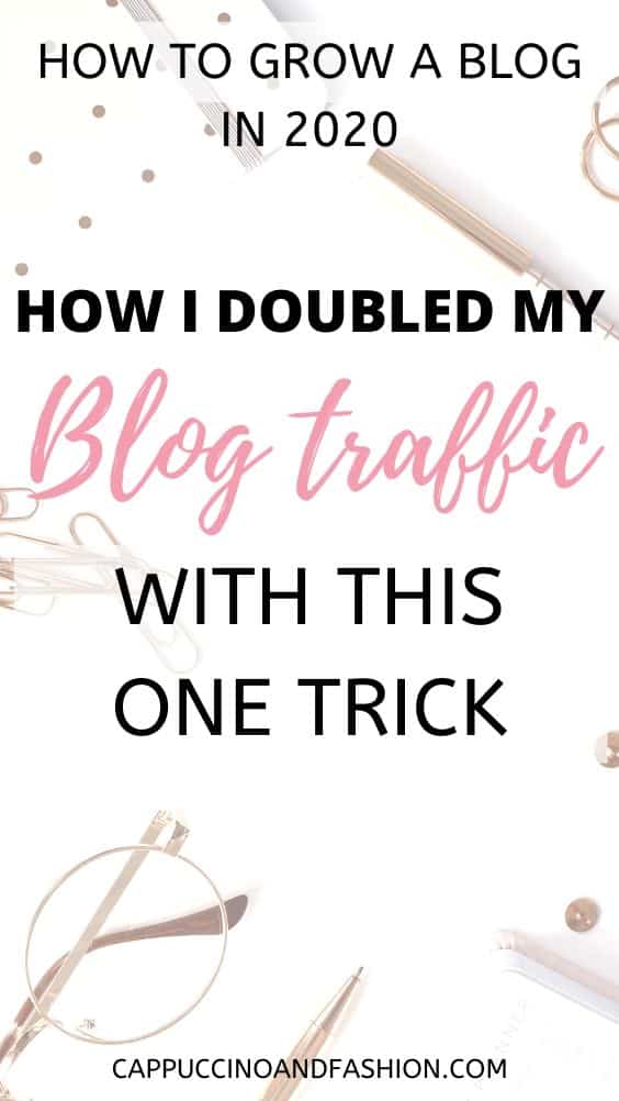 how i doubled my blog traffic fast
