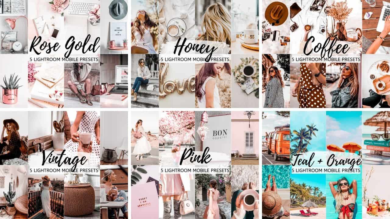 75 lightroom mobile presets for instagram bloggers