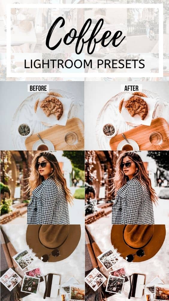 coffee bright airy moody lightroom mobile presets