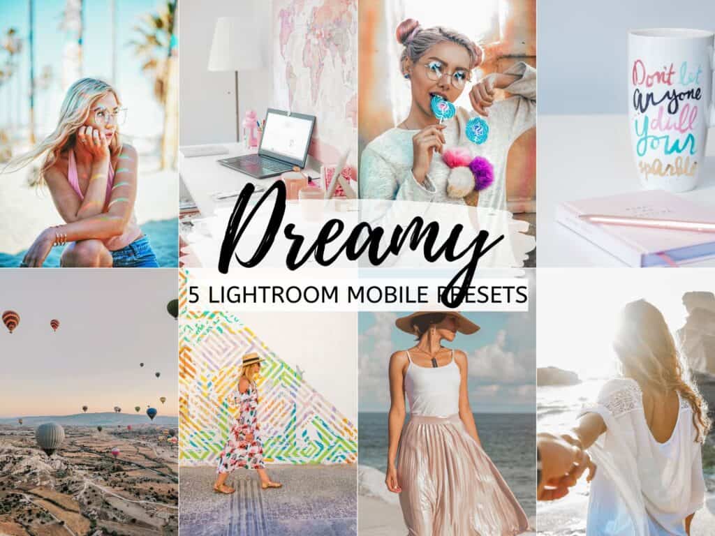 dreamy bright crisp lightroom mobile presets