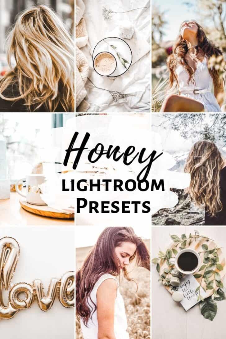 honey bright airy lightroom mobile presets