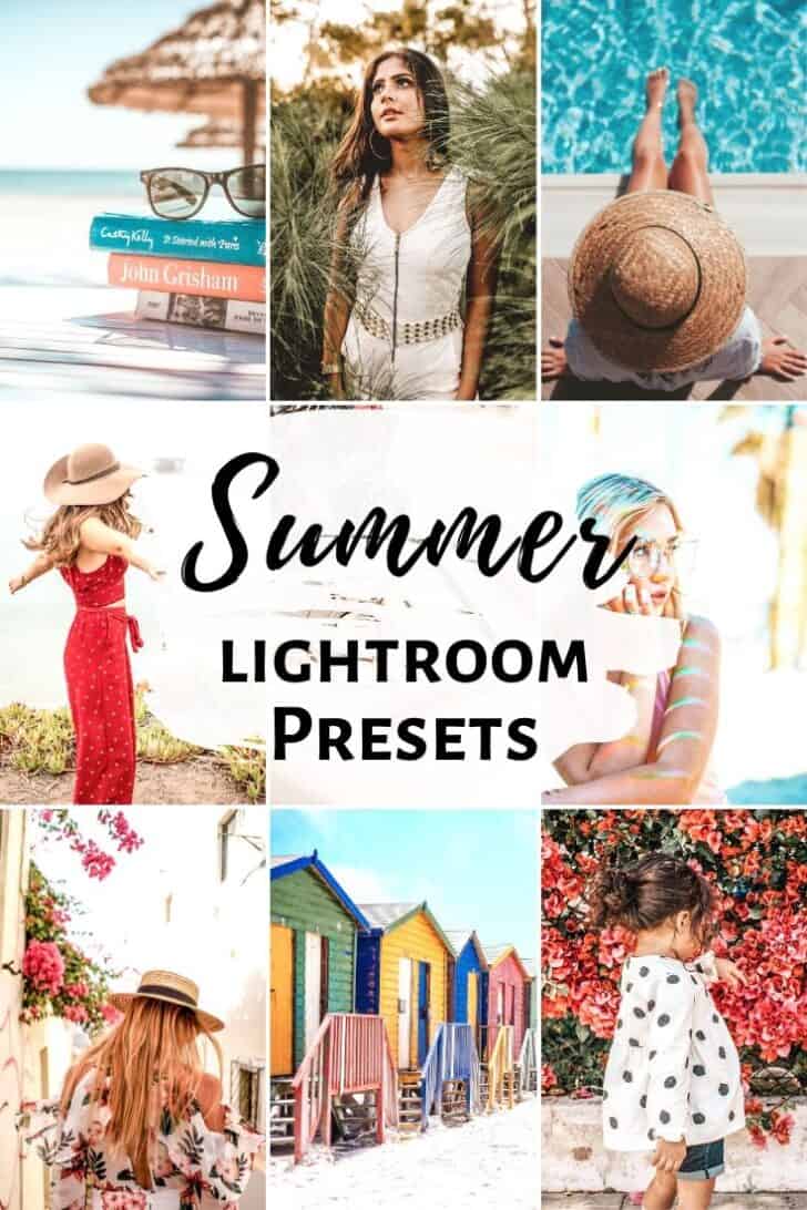 summer tropical bright lightroom mobile presets
