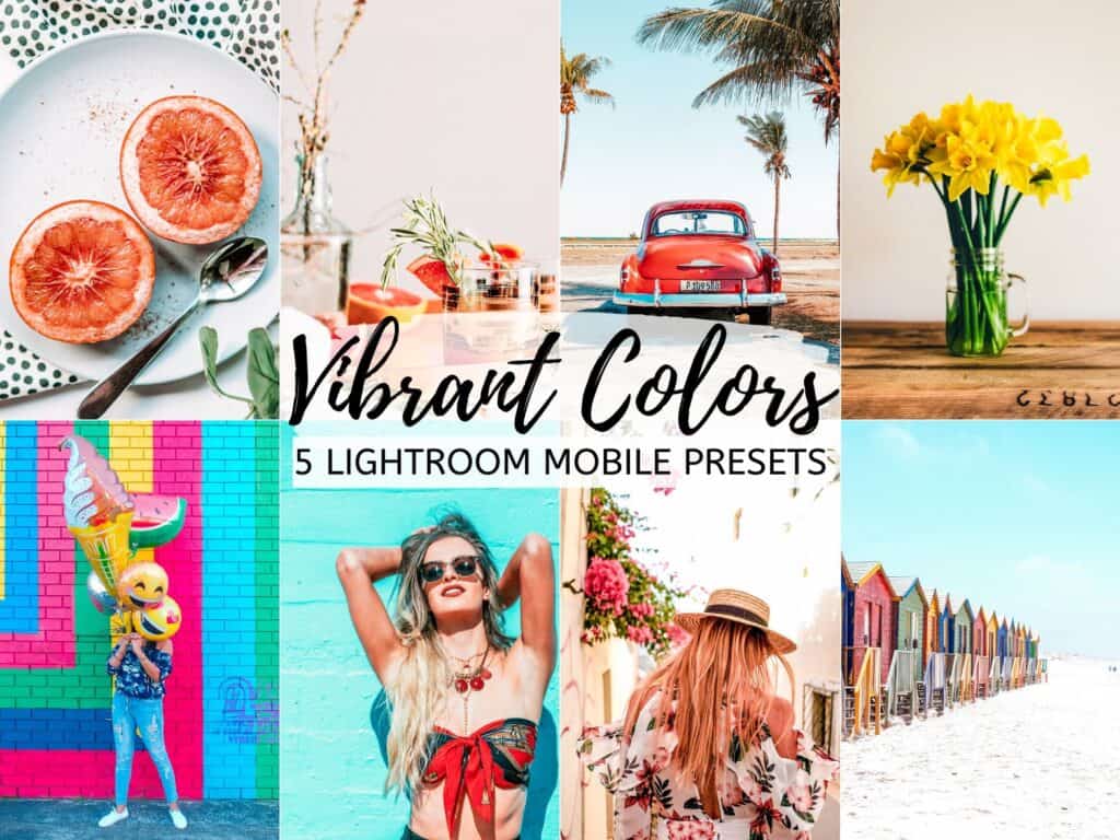 vibrant colorful lightroom presets