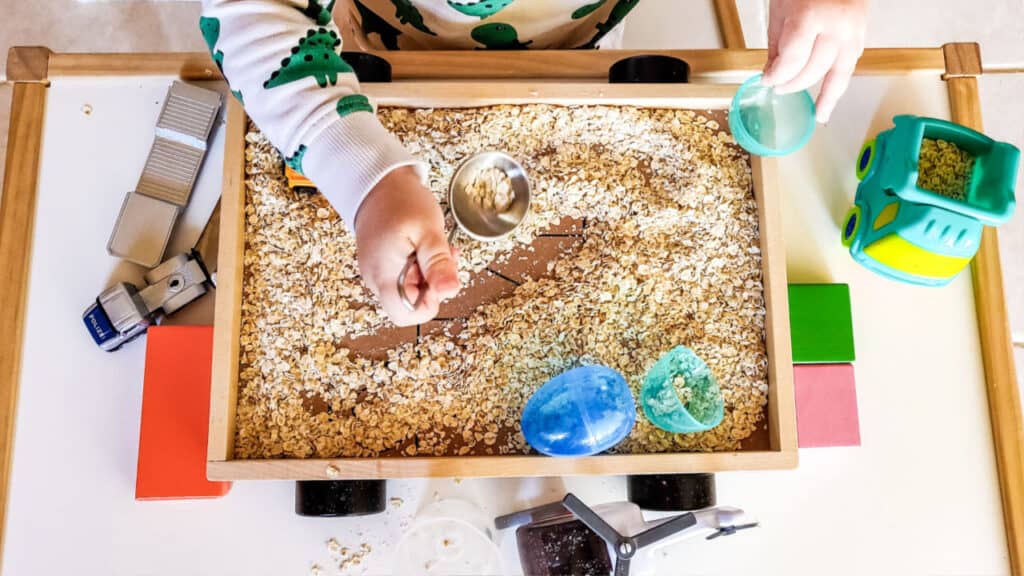 messy sensory dirt play montessori activities at home