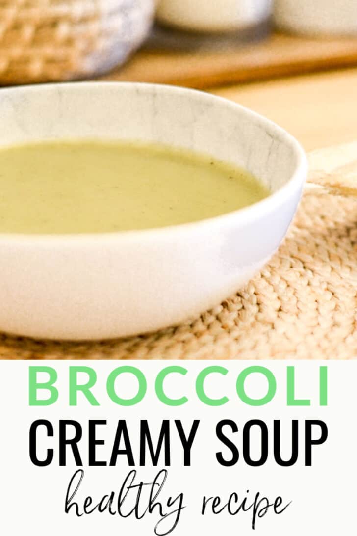Broccoli cream soup homemade recipe