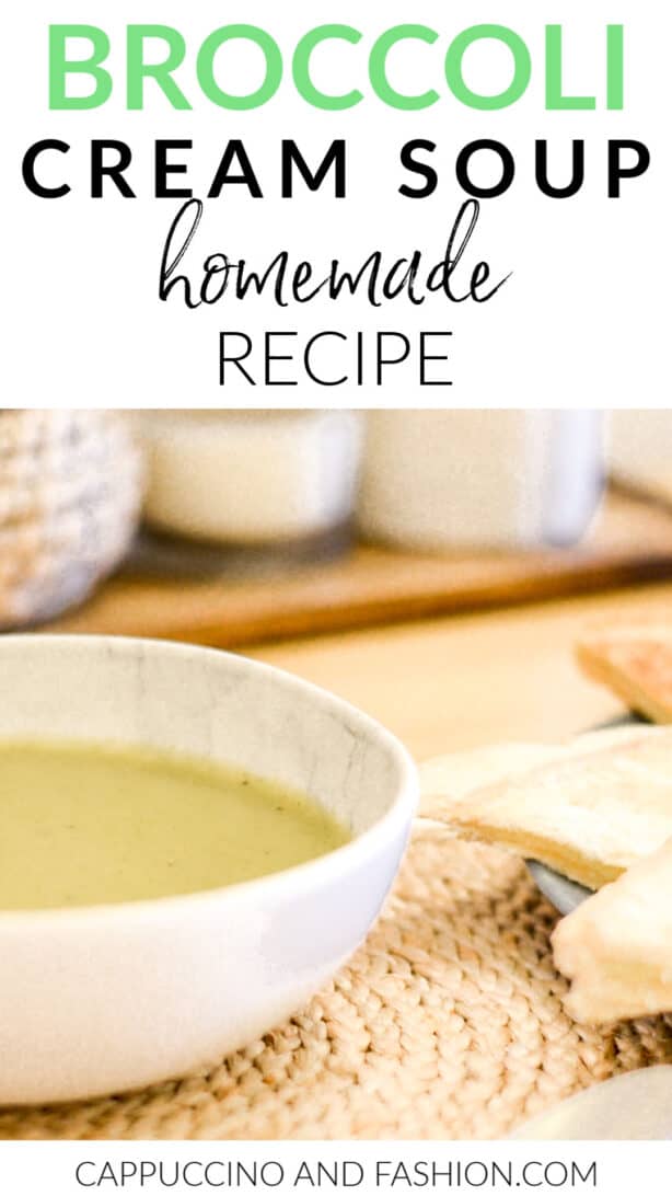 Cream of broccoli soup homemade recipe