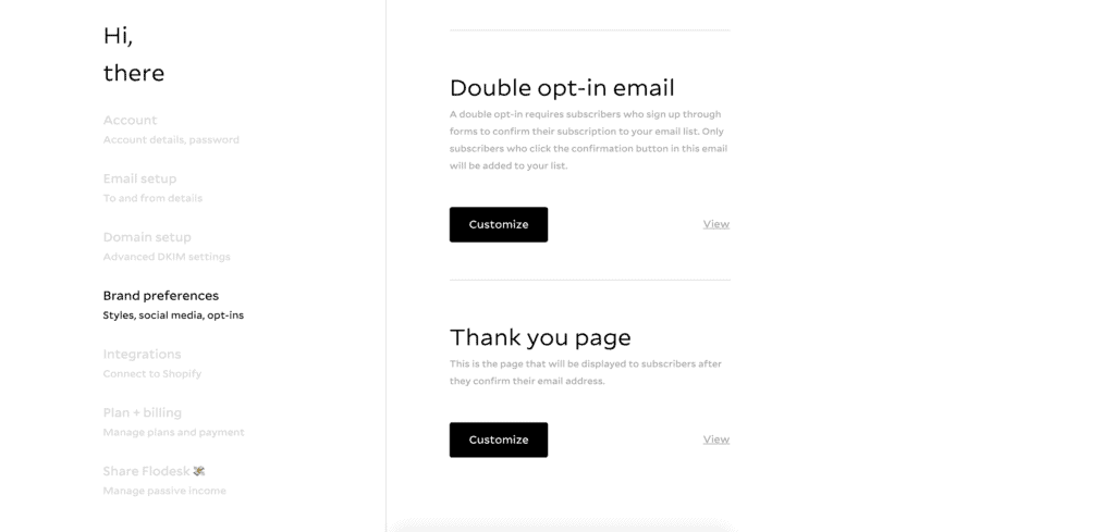 How to set up double opt in email in Flodesk