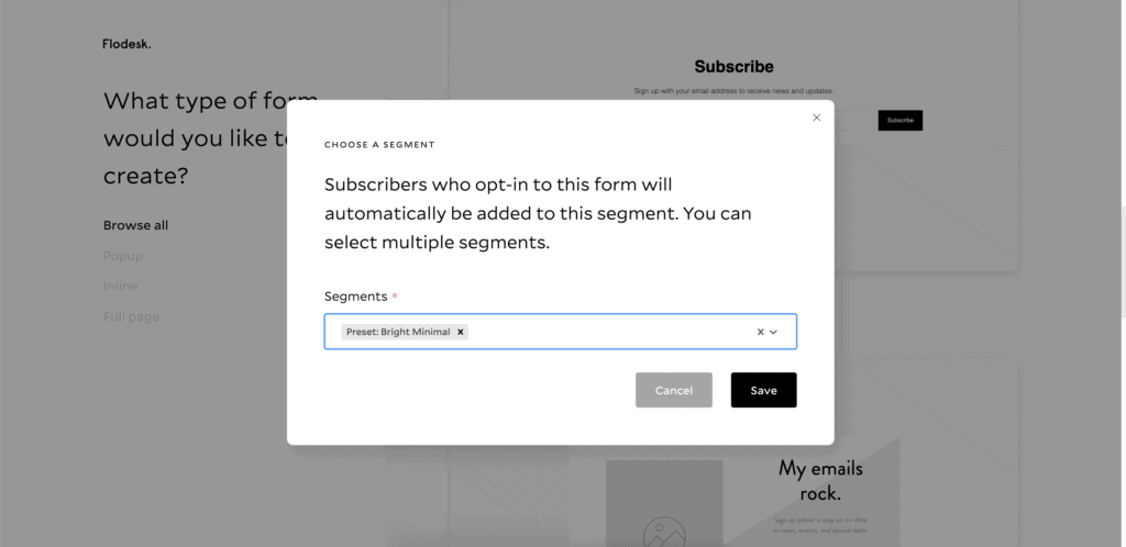 How to set up a form in Flodesk