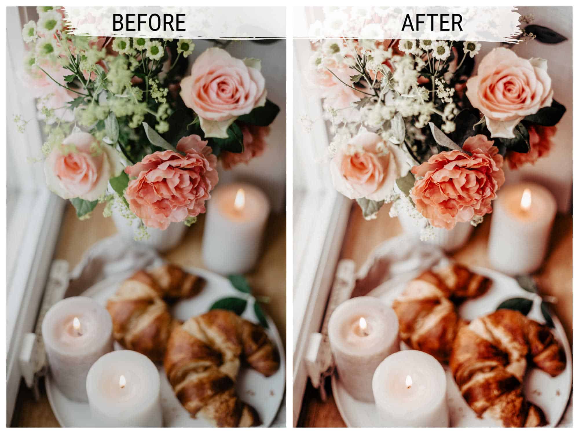 Bright cosy free lightroom preset for bloggers