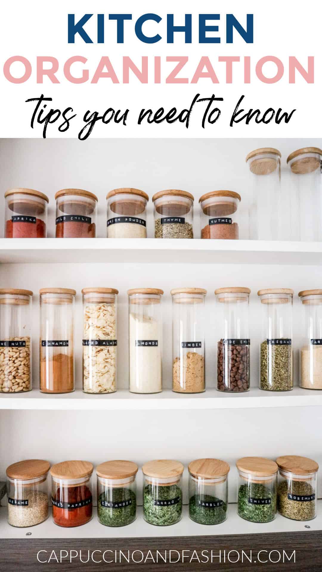 Kitchen organization tips and ideas