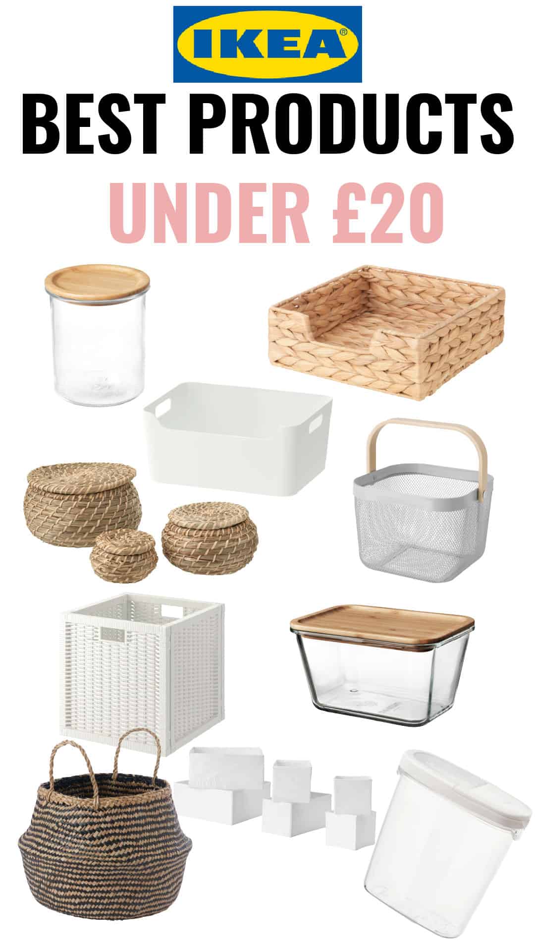 Best IKEA products under 20 for organization