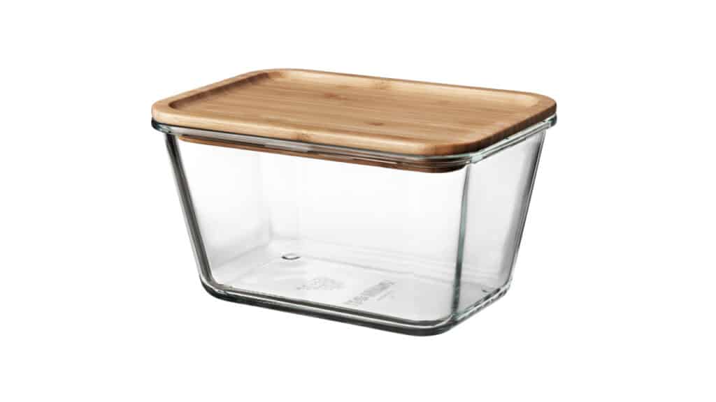 IKEA 365 dry food container kitchen storage ideas bamboo