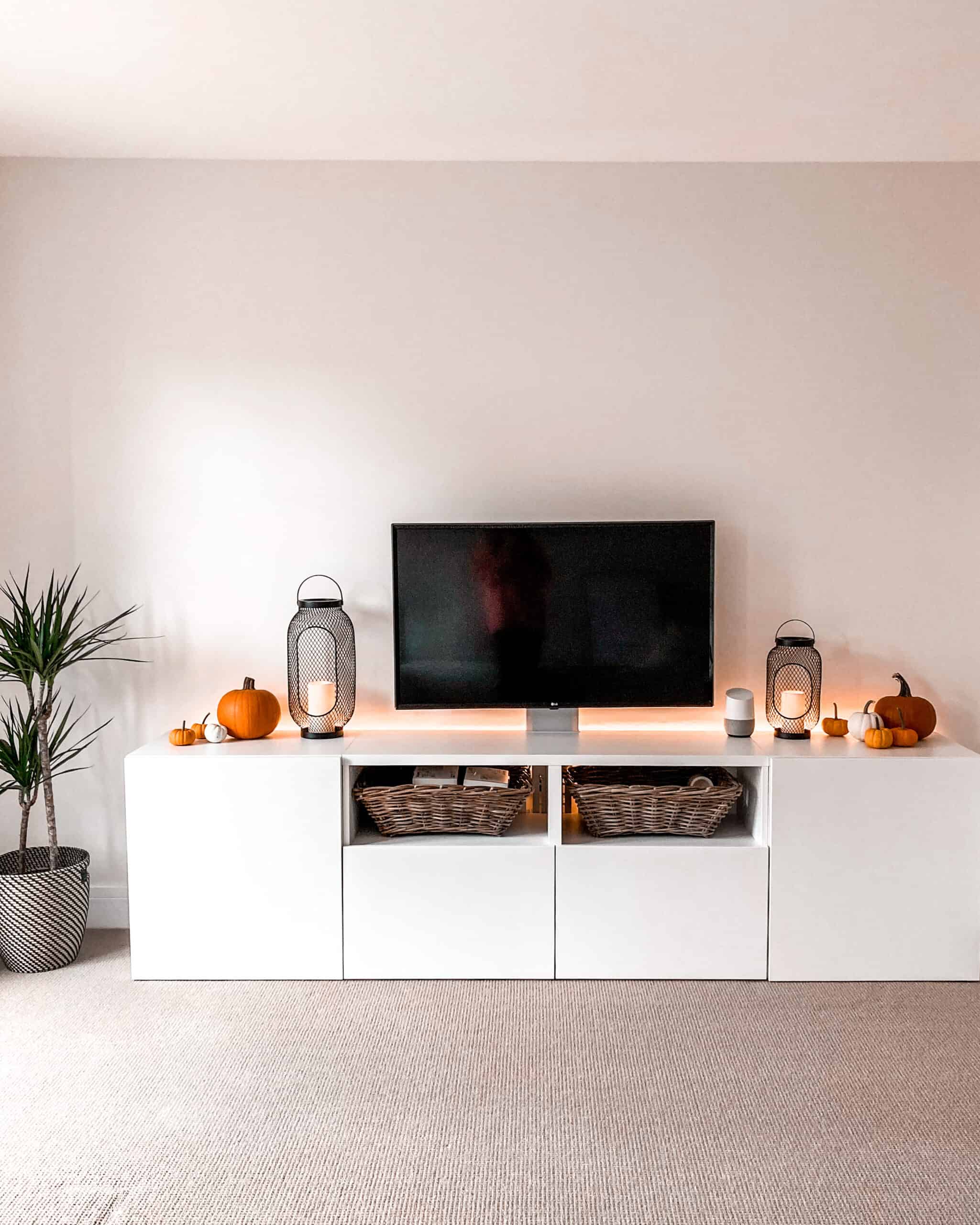 IKEA besta living toom tv stand minimal scandinavian