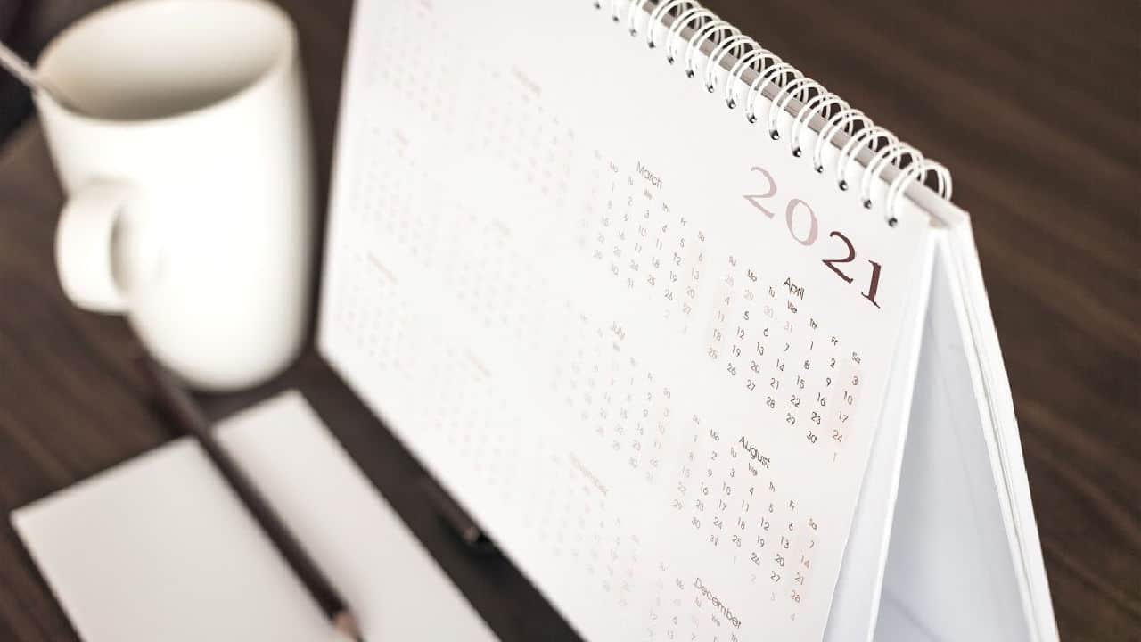 Social media content calendar 2021 UK Key Marketing Dates