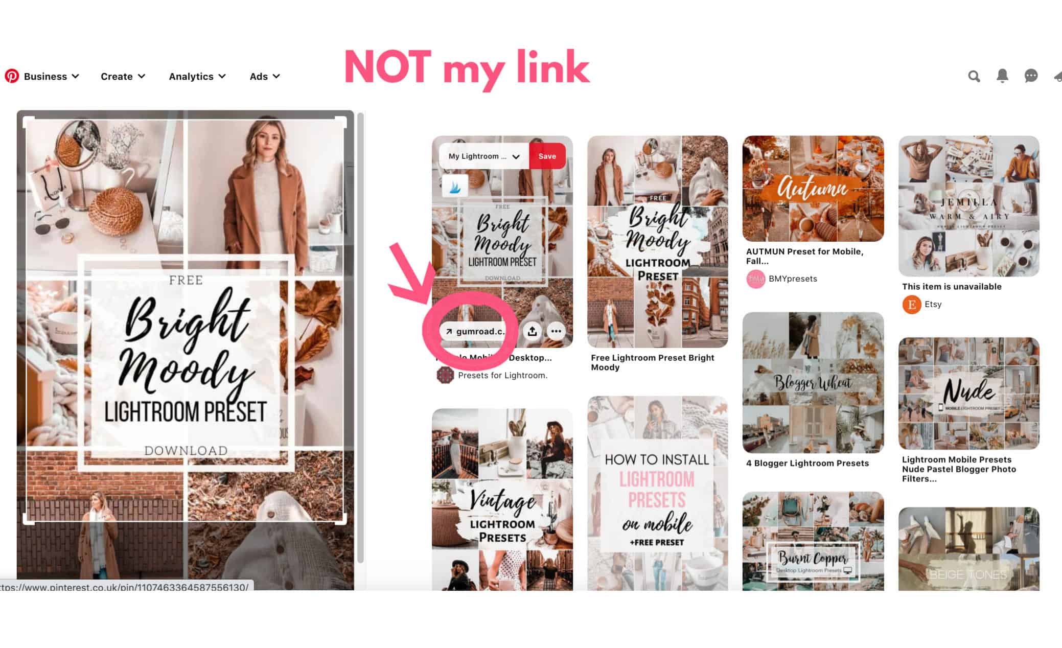 How to find your stolen pins on Pinterest