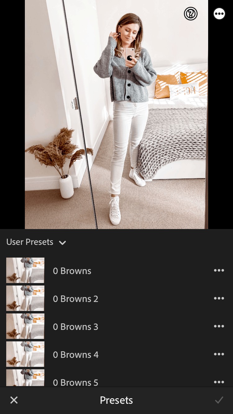 How to use Lightroom presets for a bright Instagram feed