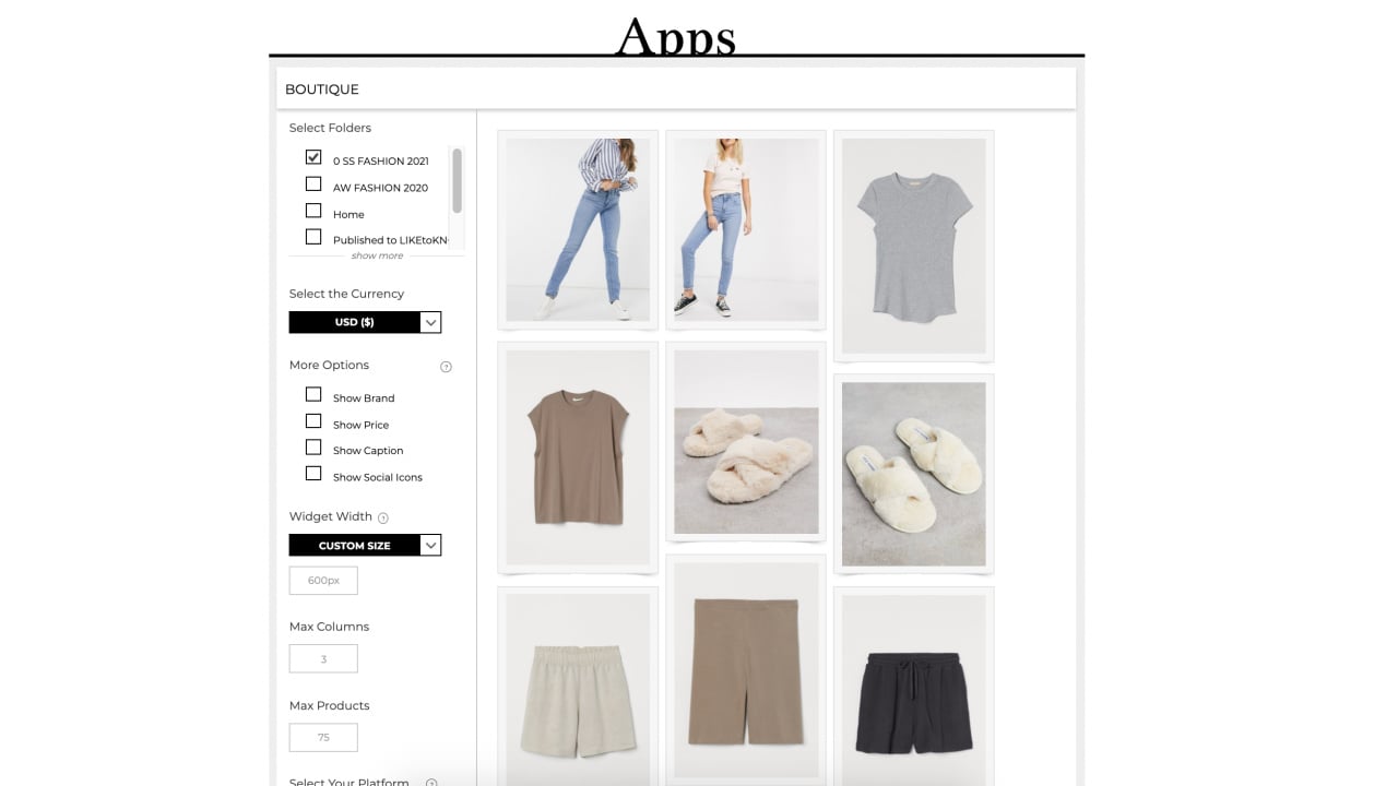 How to Use Boutique Widget on Rewardstyle