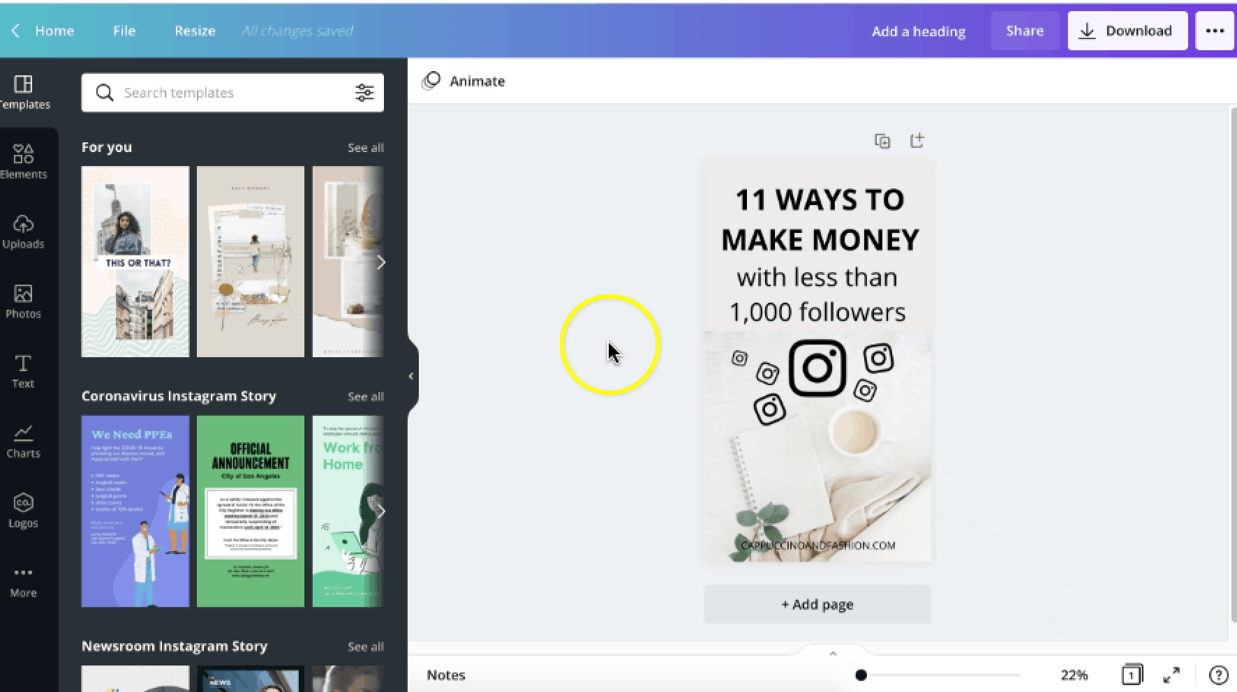 How to Create Video Pins for Pinterest in Canva Easily