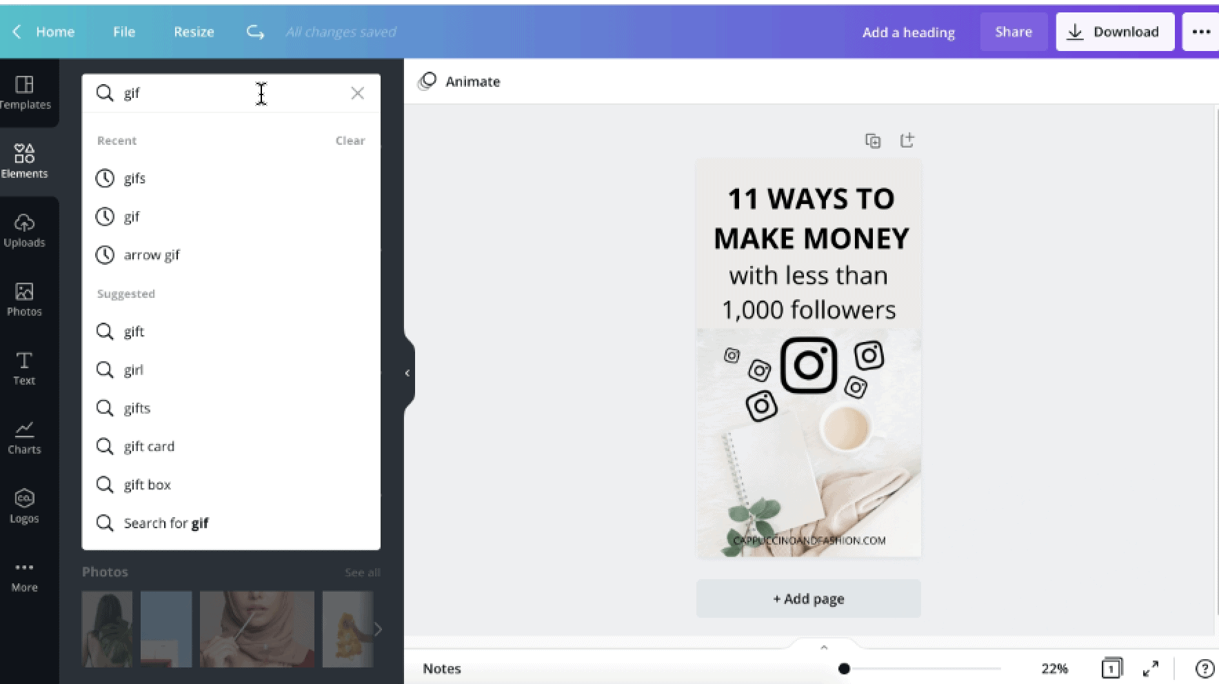How to Create Video Pins for Pinterest in Canva Easily