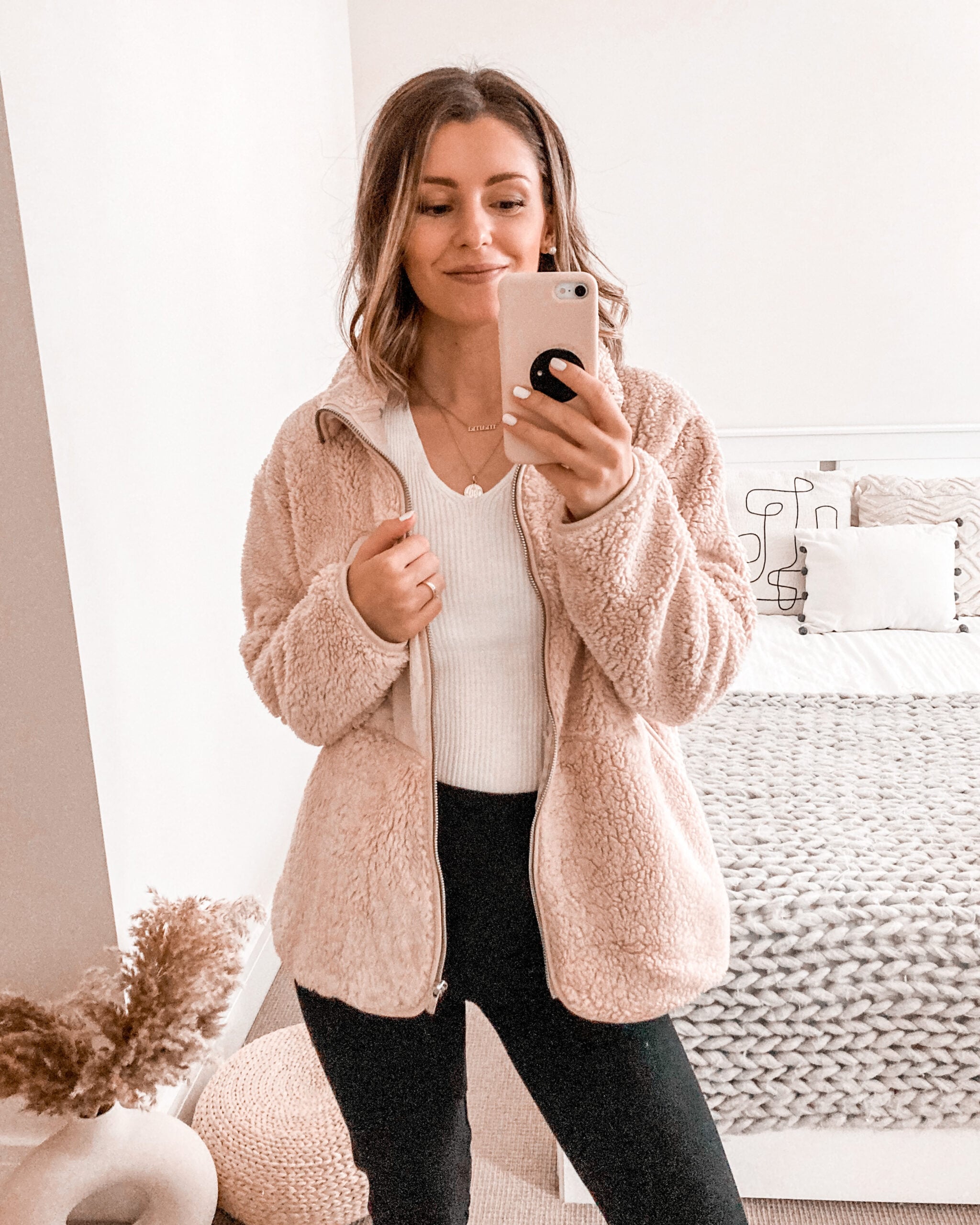 Fluffy Teddy Coat Tesco F&F Clothing UK autumn winter