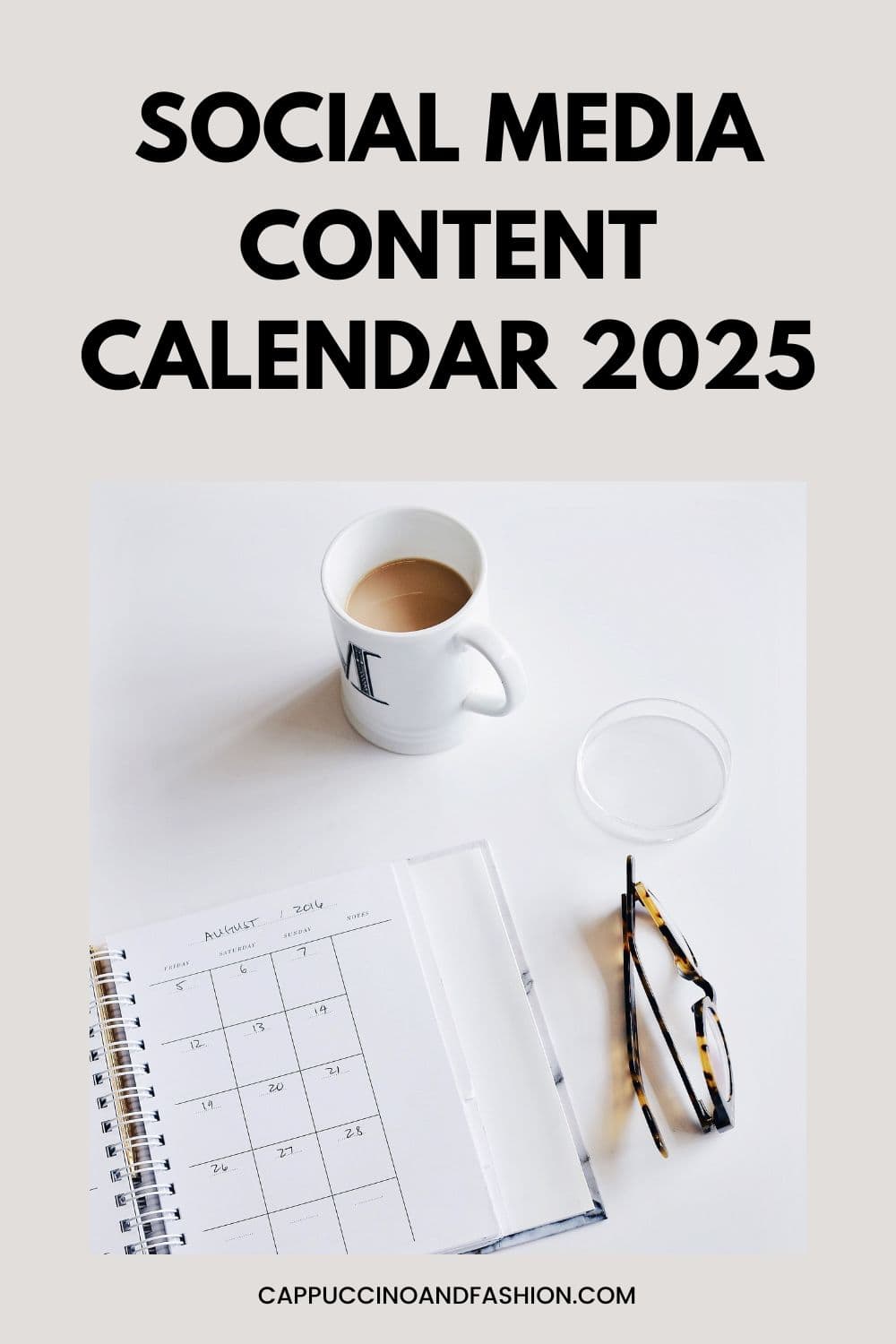 Social Media Content Calendar Key Marketing Dates UK 2025