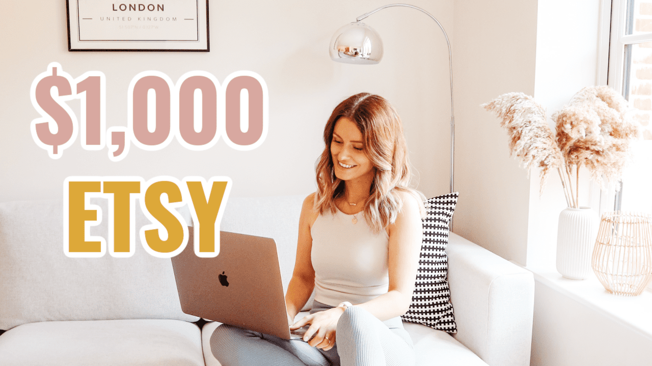 How I made my first $1,000 selling digital products on Etsy