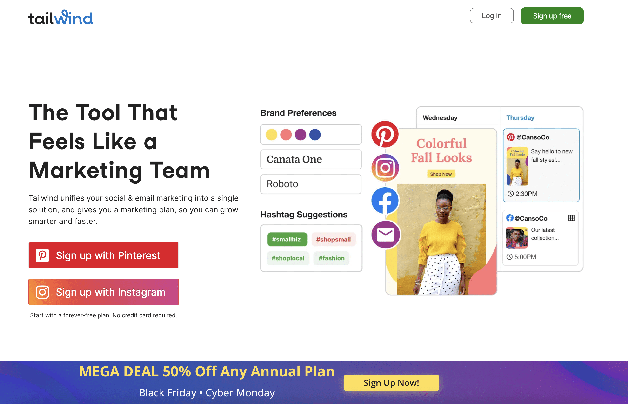 Black Friday deals 2022 for Bloggers - Tailwind