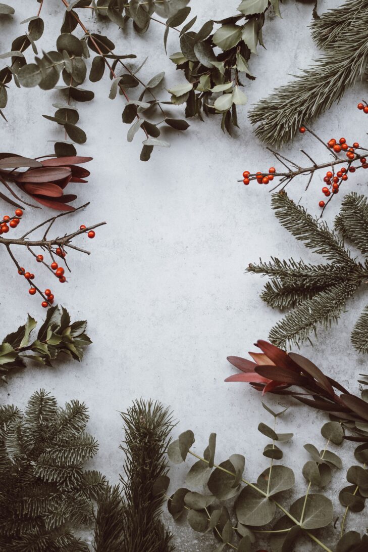 Flatlay Winter Wallpaper for iPhone
