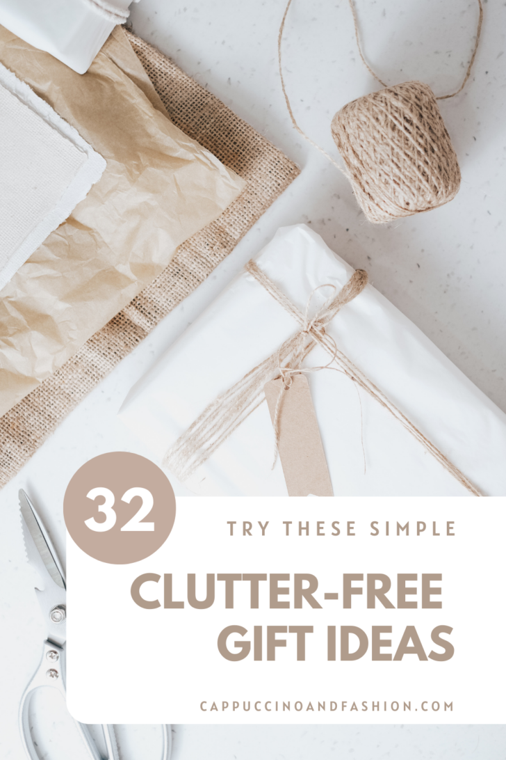 32 Clutter-free gift ideas