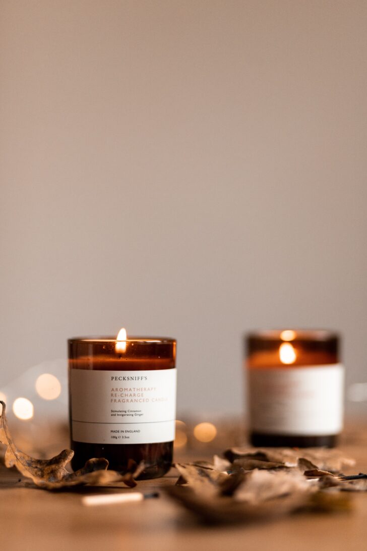 Candles winter wallpaper for iPhone
