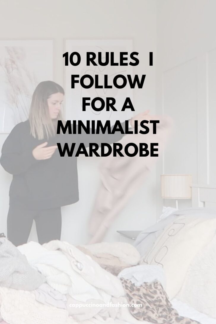 10 RULES FOR A MINIMALIST WARDROBE