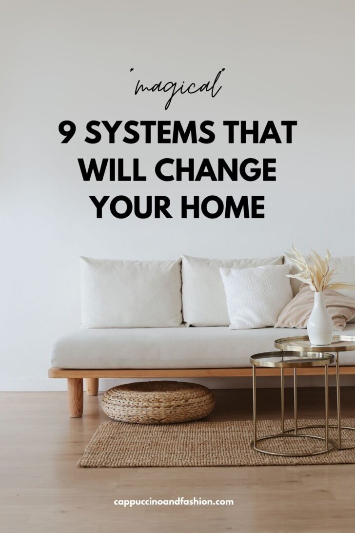 9 Systems That Will Make Your Home Clutter-Free and Organised