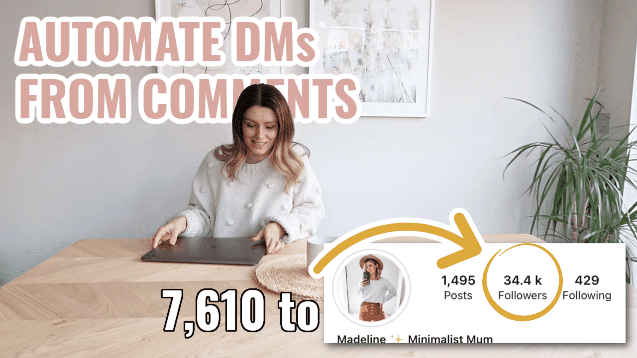 How to Auto DM Someone Who Comments on Your Instagram Post using Manychat