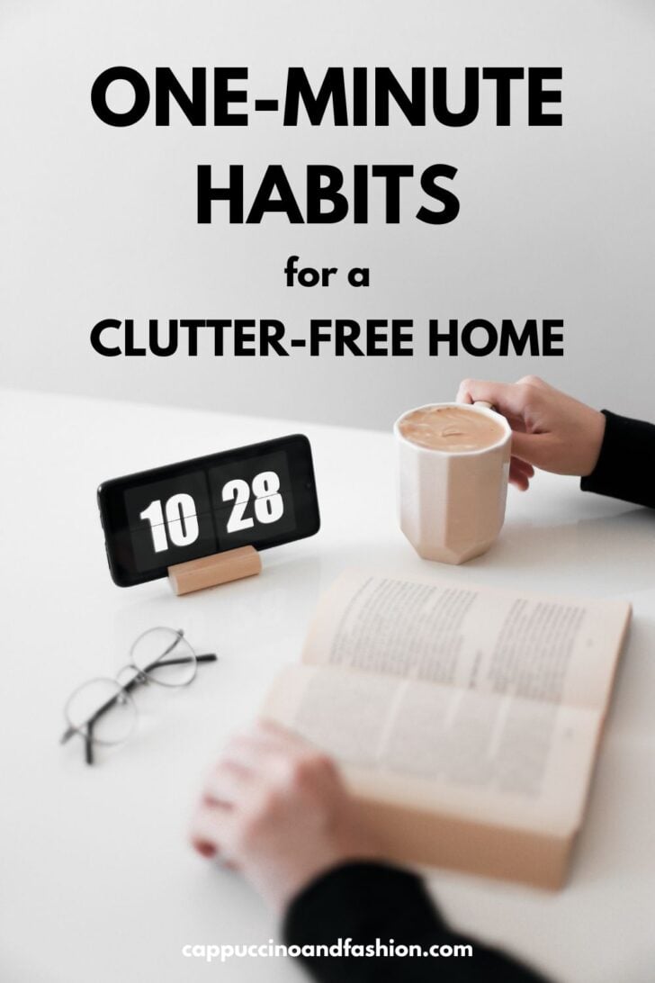10 One-Minute Micro Habits for a Clutter-Free Home