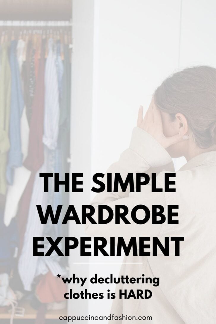Simple Wardrobe Experiment (Why Decluttering Clothes is Hard)