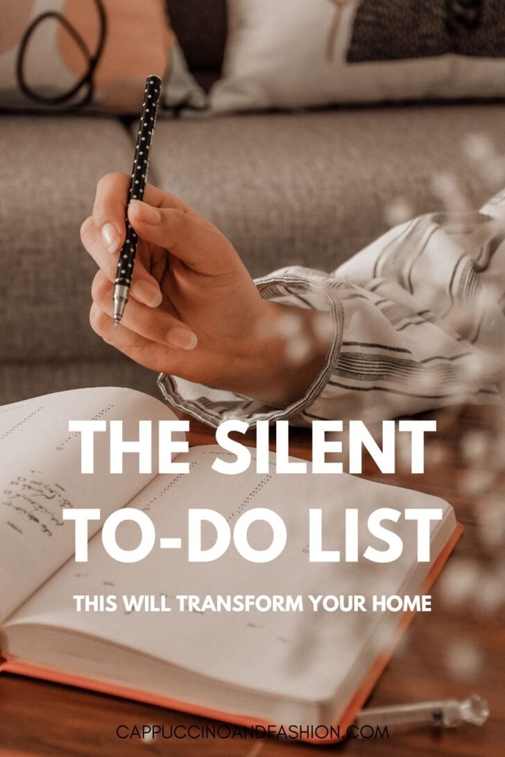 The Silent To Do List for Minimalism and Decluttering