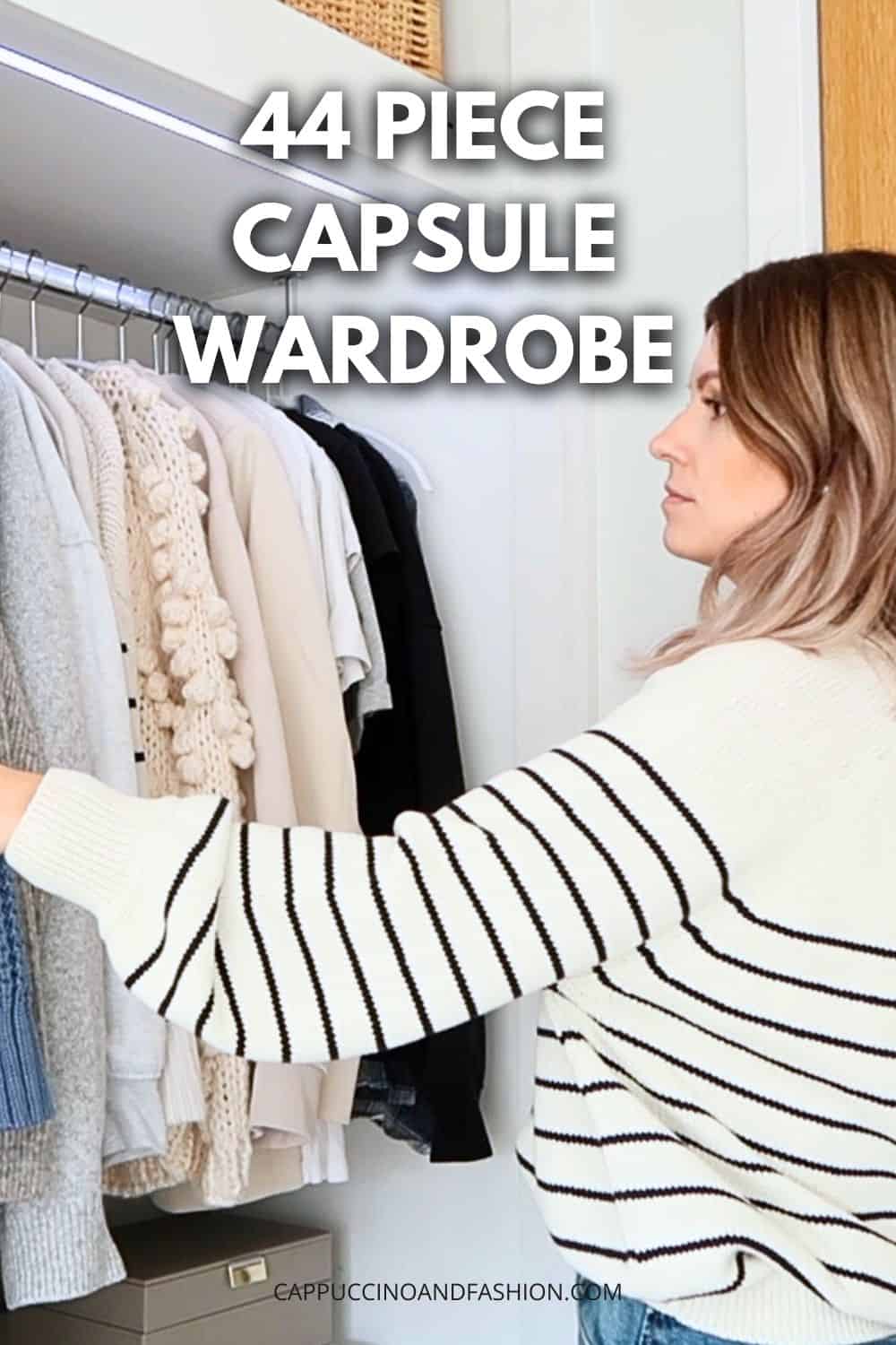 44 Piece Minimal Autumn Capsule Wardrobe Tour