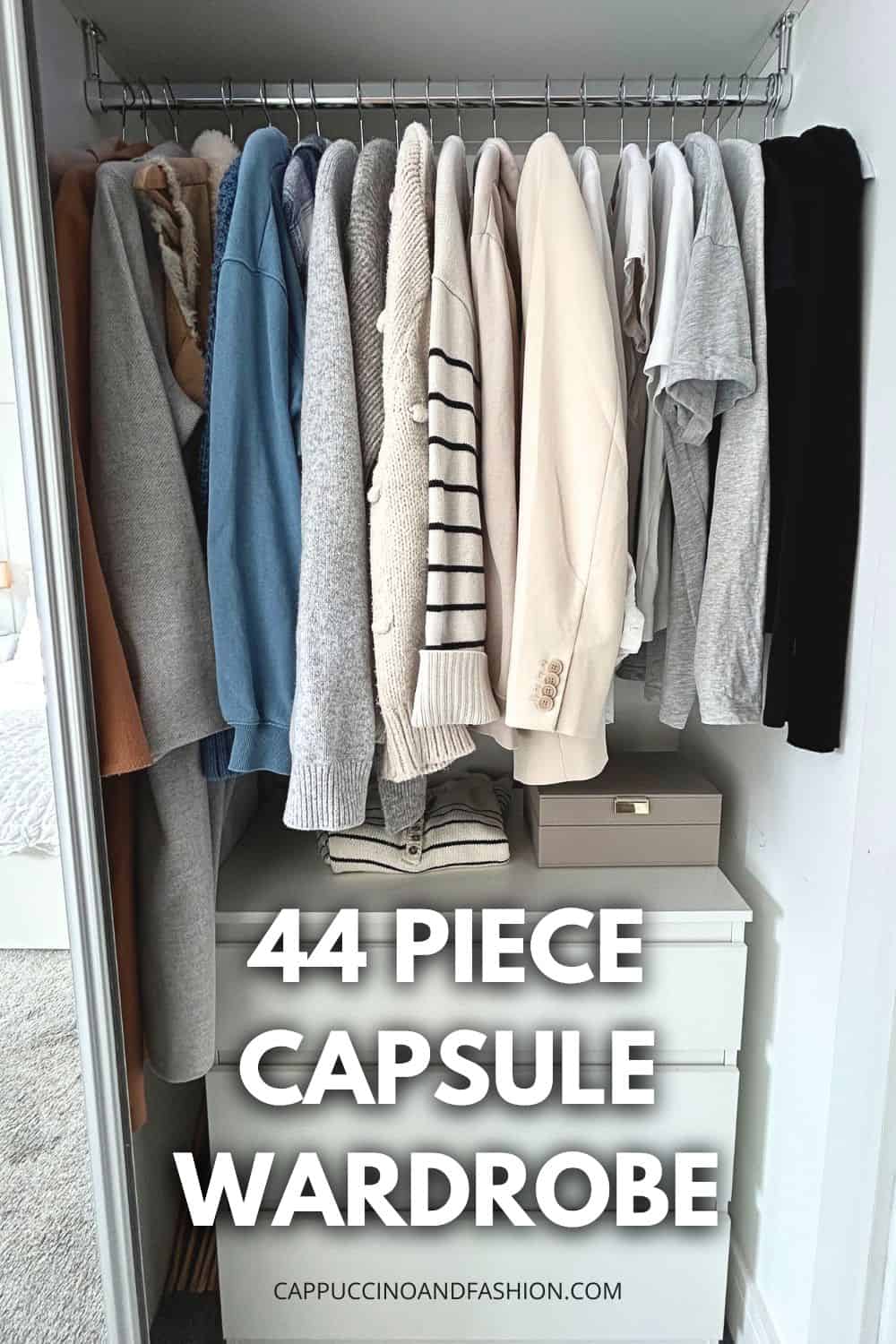 44 Piece Minimal Autumn Capsule Wardrobe Tour