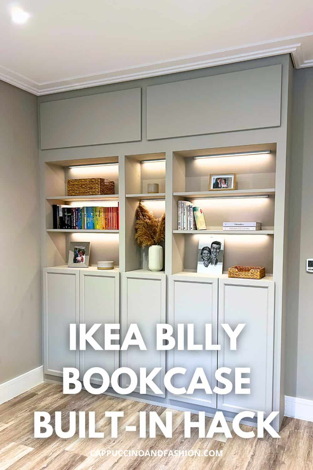 Ikea Billy Bookcase Built-In Hack