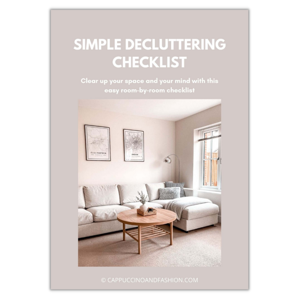 Simple Decluttering Checklist