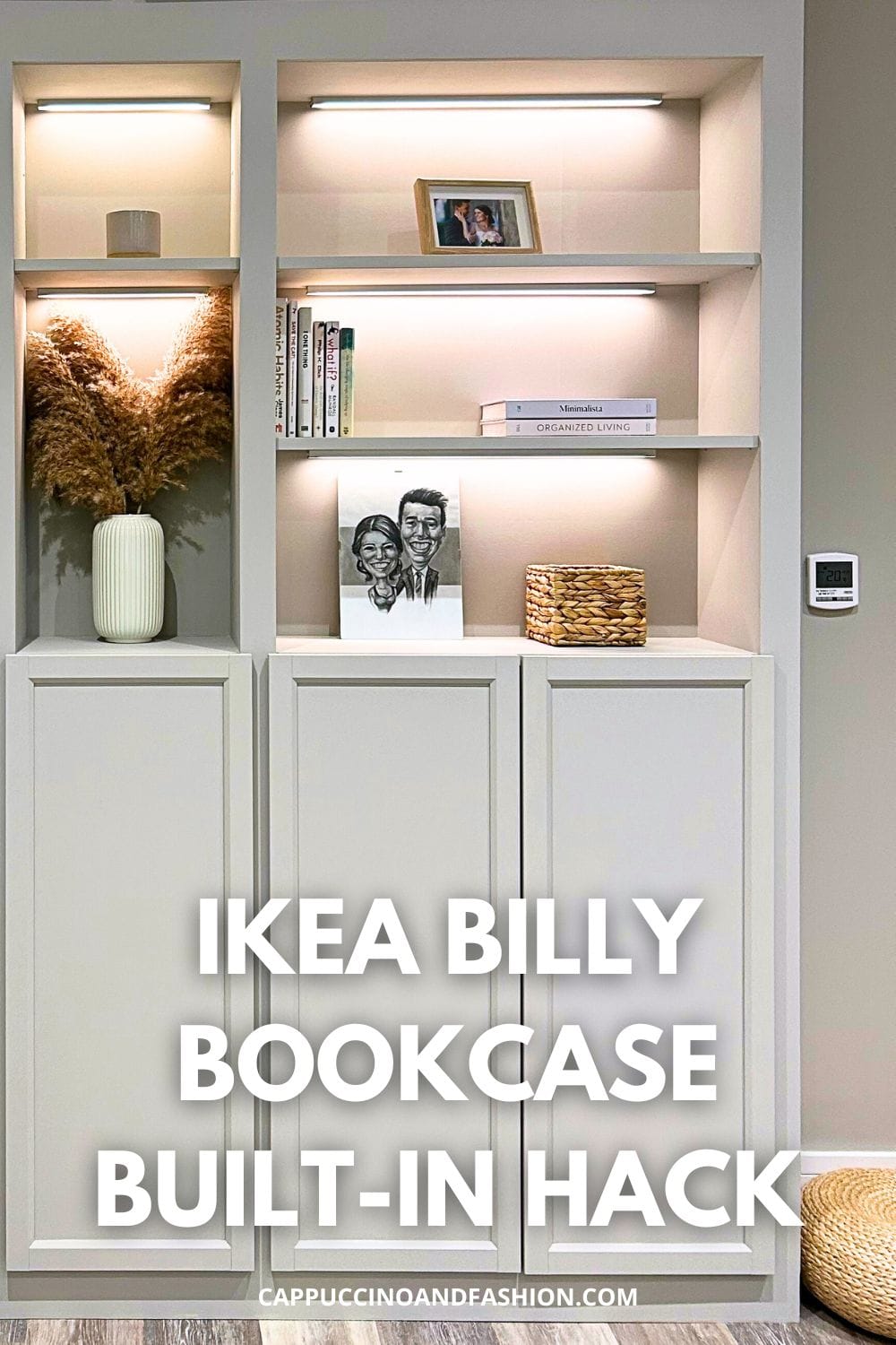 Ikea Billy Bookcase Built-In Hack