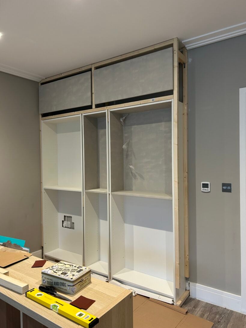 Ikea Billy Bookcase Built-In Hack