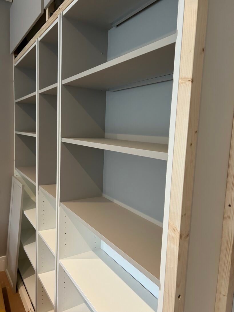 Ikea Billy Bookcase Built-In Hack