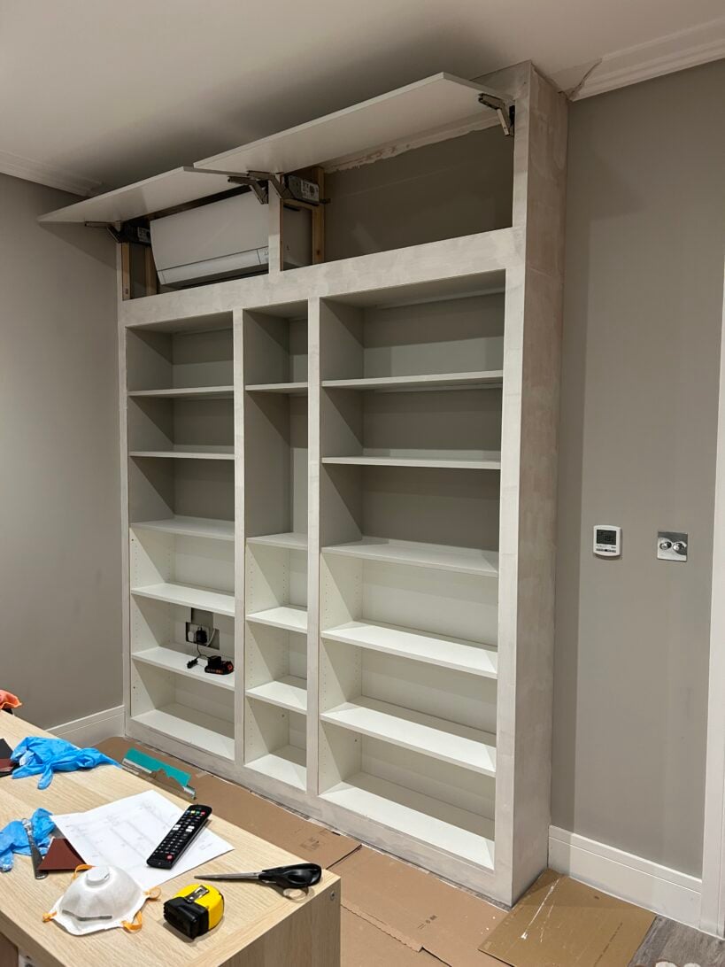 Ikea Billy Bookcase Built-In Hack
